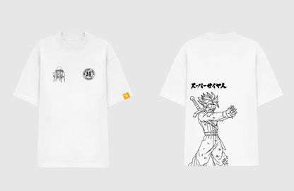 Oversized - DBSuper Future Trunks (Branco)